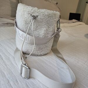 lululemon athletica White Sherpa Bucket Bag